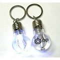 Light Bulb Look LED Flashlight Keychain